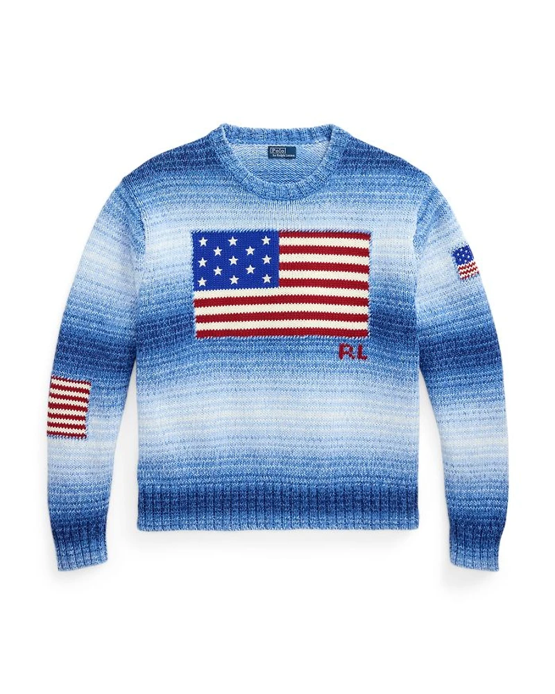 Flag Ombré Cotton Sweater