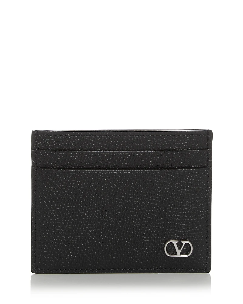 Valentino Garavani VLogo Leather Card Case