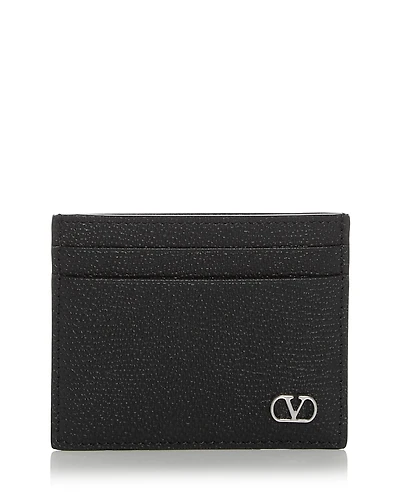 Valentino Garavani VLogo Leather Card Case
