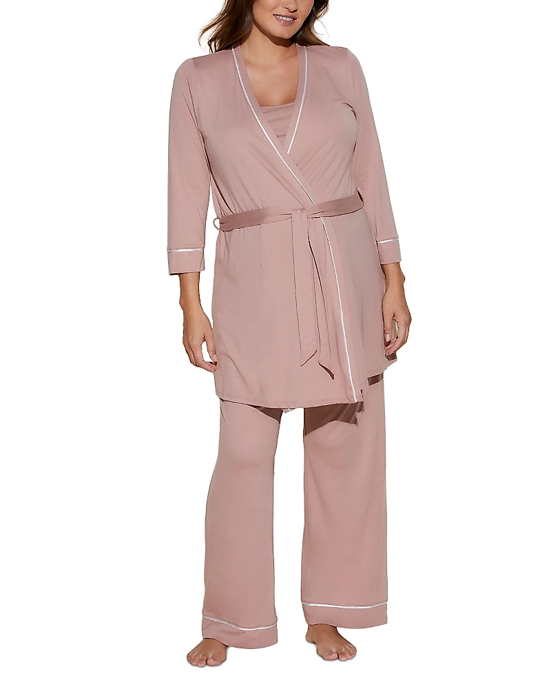 Cosabella Bella Maternity 3-Piece Pajama Set