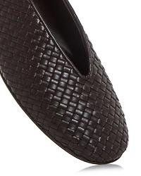 Women's Rosa Intrecciato Ballet Flats