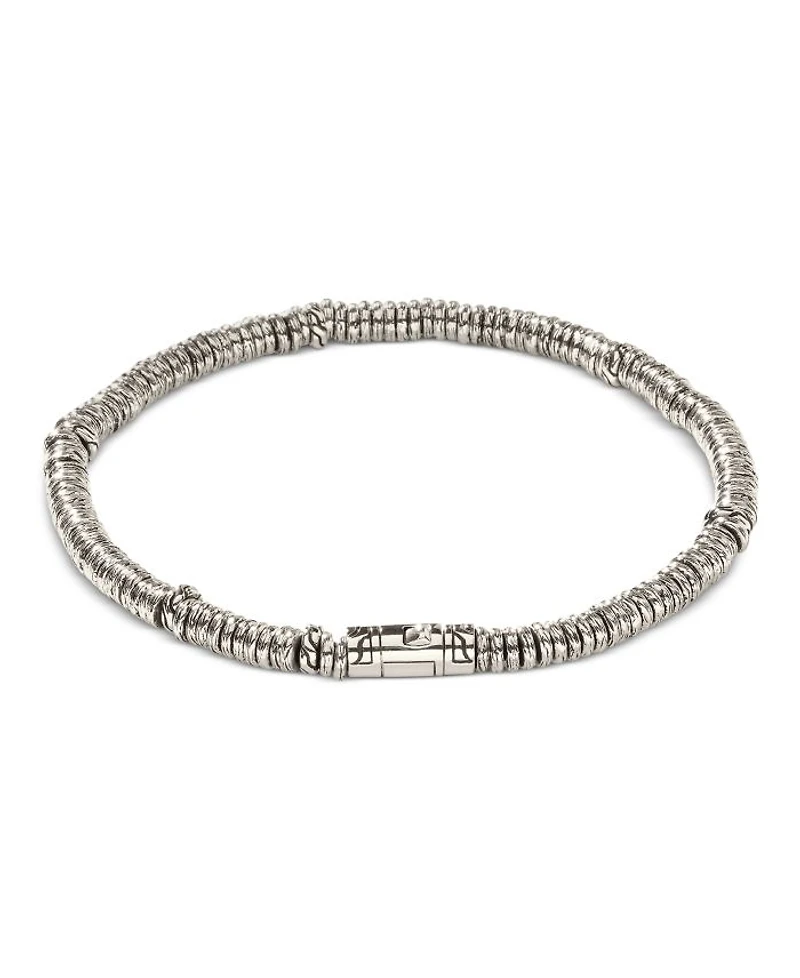 Sterling Silver Heishi Bracelet