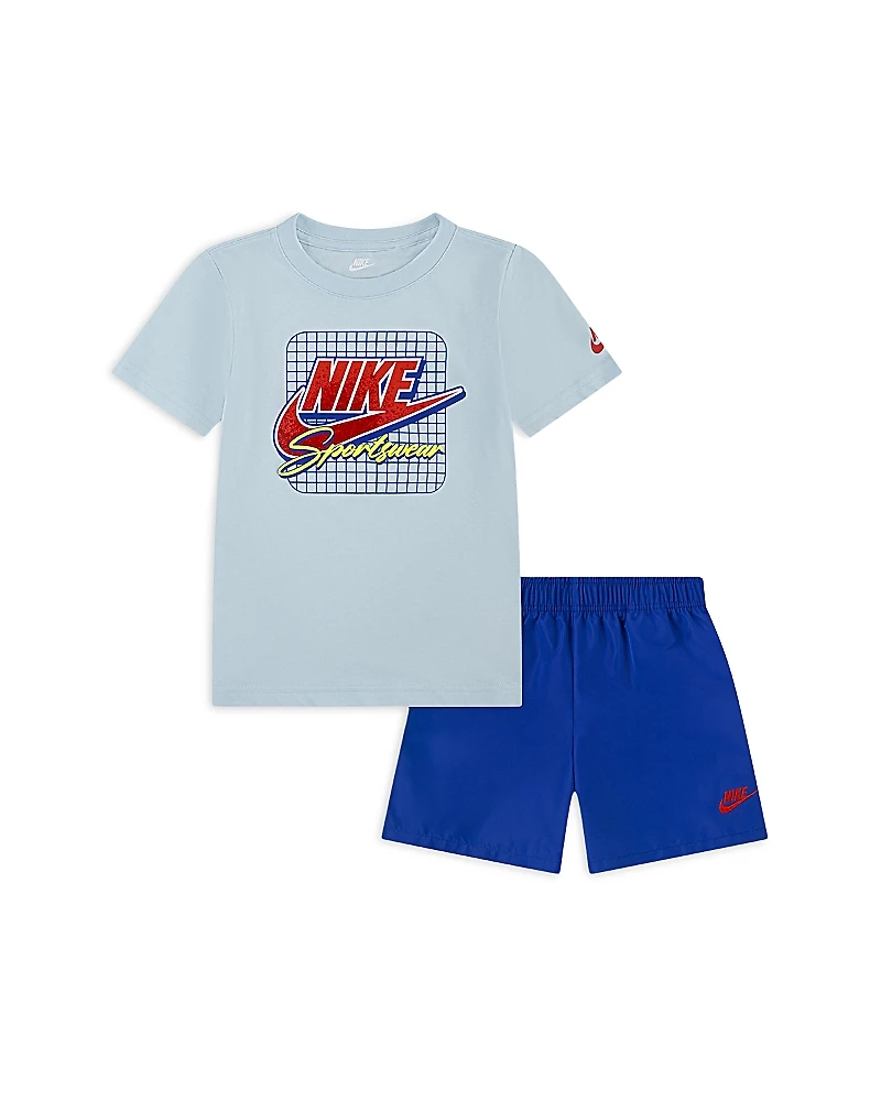 Nike Boys' Logo Tee & Shorts Set - Little Kid