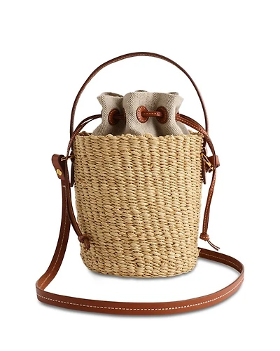 Mini Straw Basket Bag