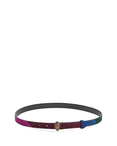 Kurt Geiger London Women's Rainbow Leather Belt