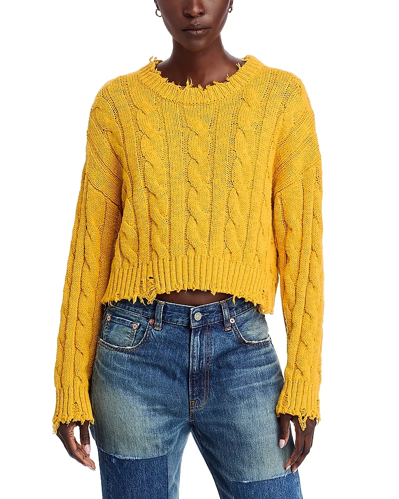 Denimist Boxy Cable Sweater