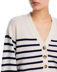 Cashmere V Neck Cardigan Sweater - Exclusive