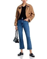Cashmere Short Puff Sleeve Cardigan - Exclusive