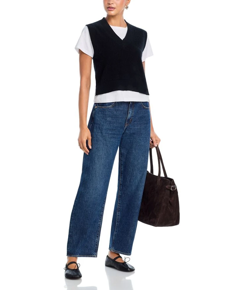 Super Brushed Cashmere V Neck Sweater Vest - Exclusive