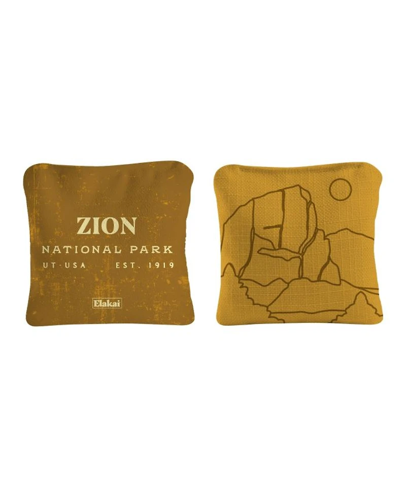 4x4 Zion National Park Durasuede + Turbo Polyglide Pilot Versacraft Cornhole Bags