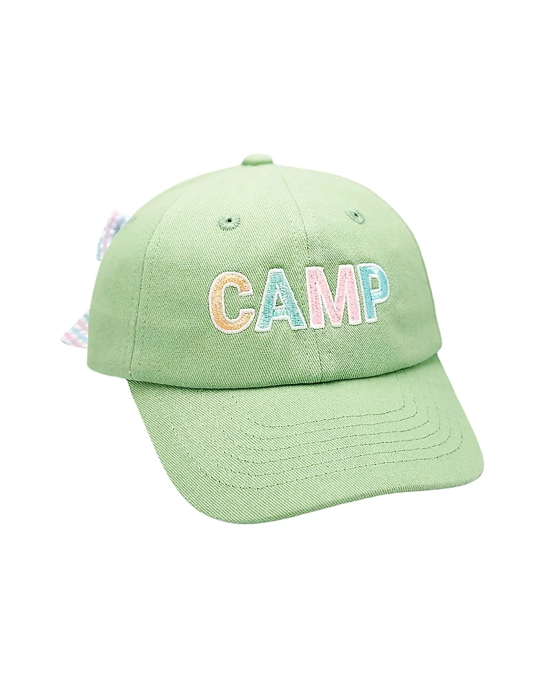 Bits & Bows Girls' Camp Bow Baseball Hat - Little Kid