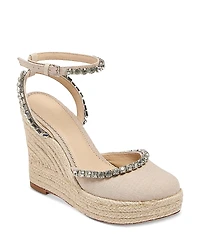 Cinq a Sept Women's Jeanne Espadrille Wedge Pumps