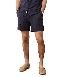 Marine Layer Archive Regular Fit Eyelet 6 Shorts