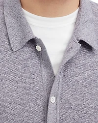 Marled Cotton Short Sleeve Shirt