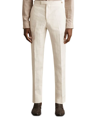 Park Linen Slim Fit Trousers