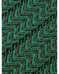 Chevron Regular Fit Short Sleeve Sweater