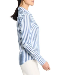 Double Gauze Striped Shirt