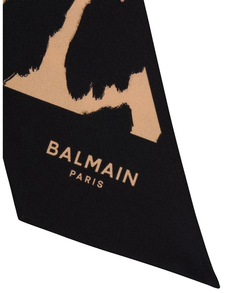 Leopard Print Silk Bandana
