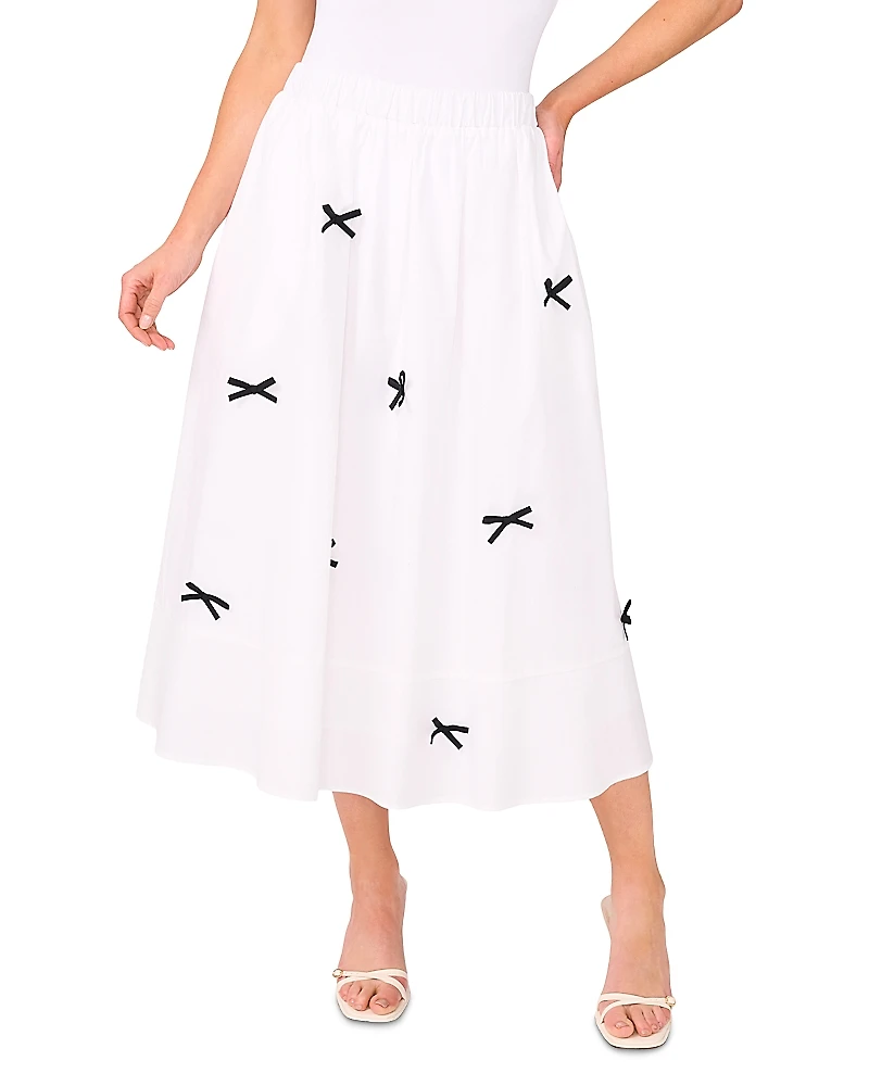 CeCe Pull On Midi Skirt