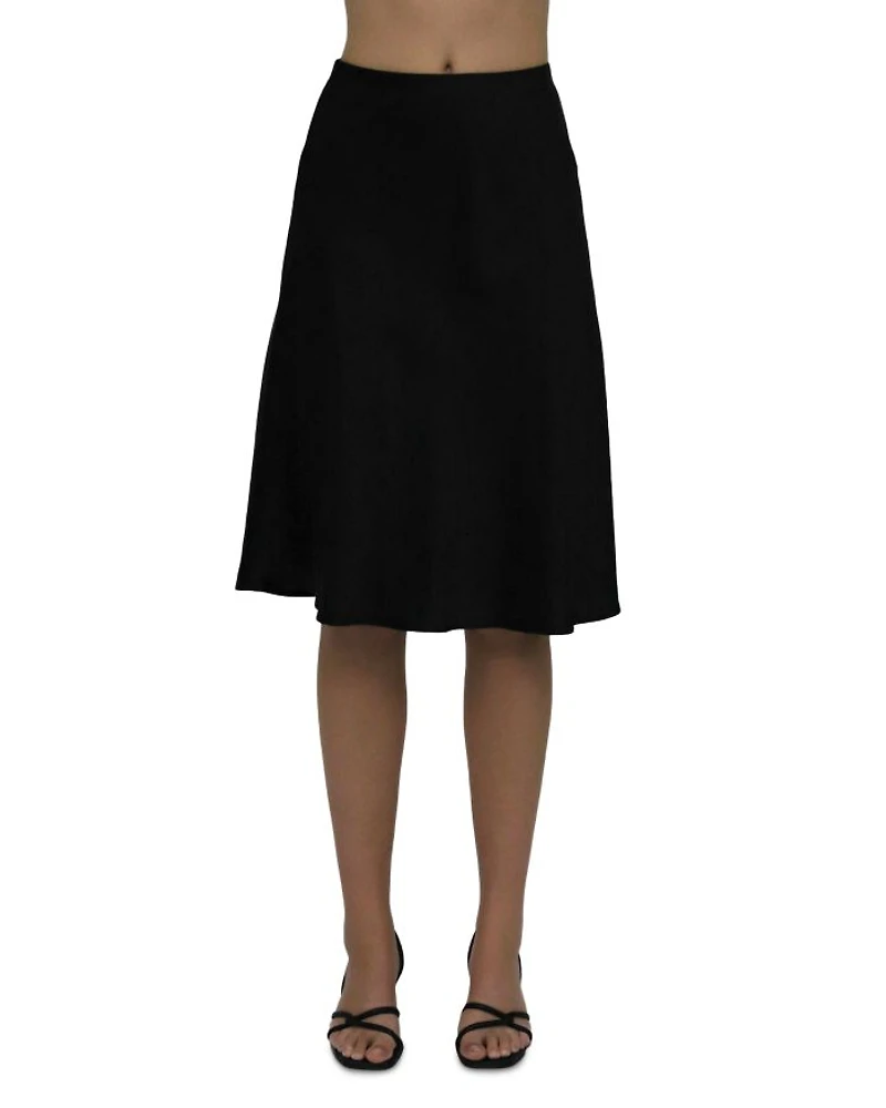 Bias Silk Skirt