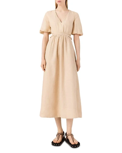 Linen Maxi Dress