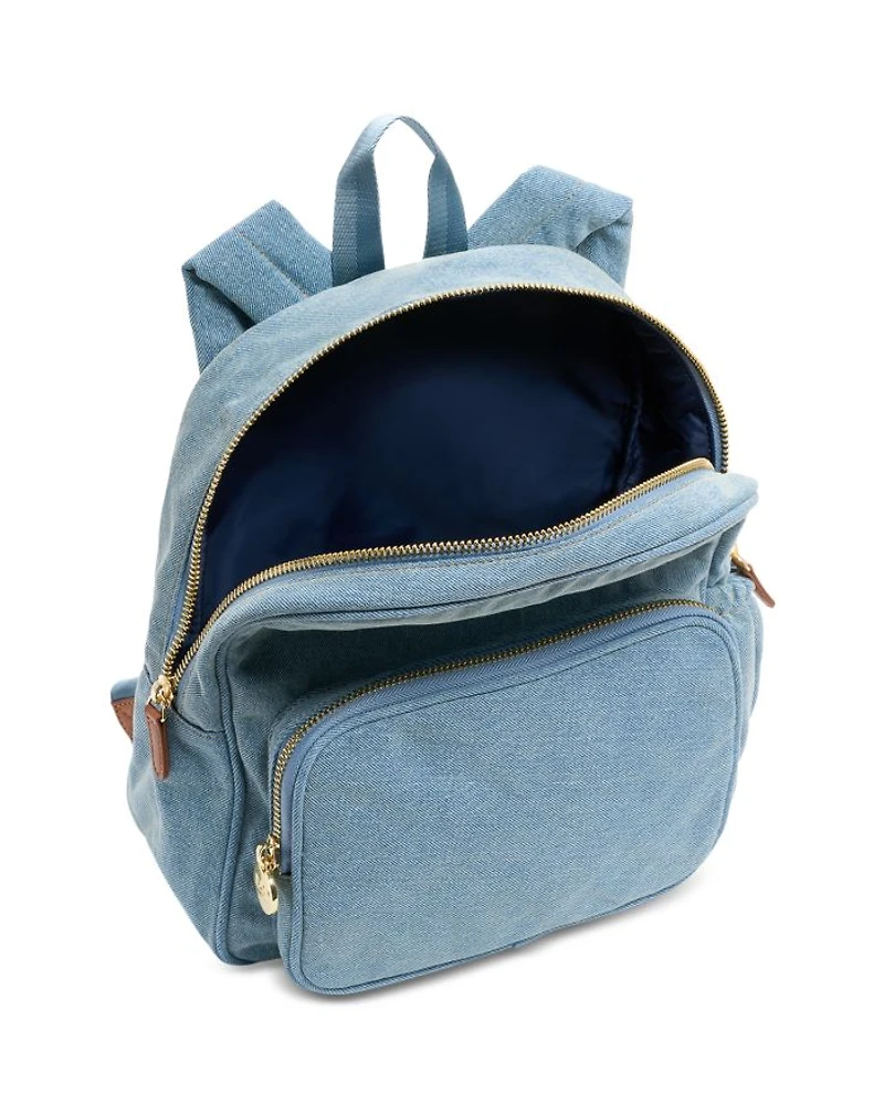 Mini Denim Backpack