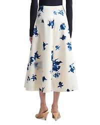 Varda Floral Midi Skirt