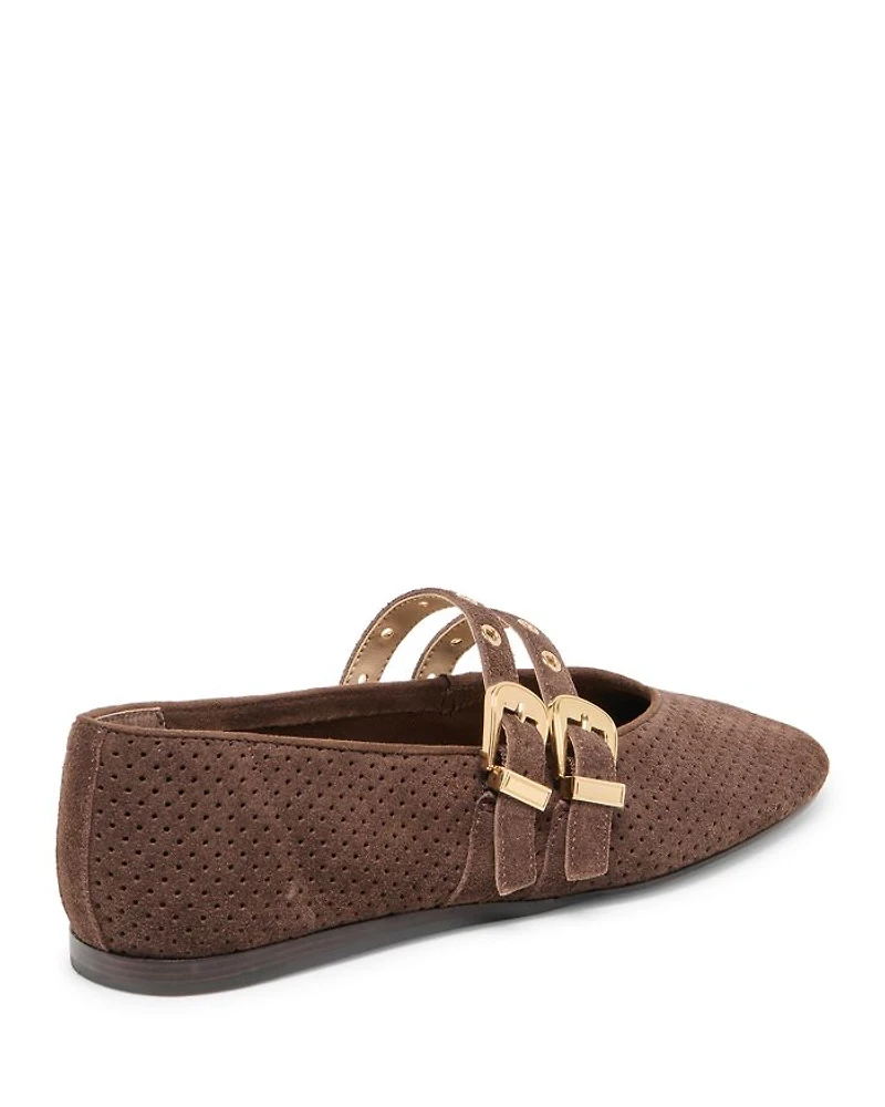 Women's Baylee Grommet Mary Jane Flats