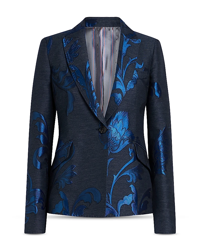 Etro Denim Jacquard Jacket