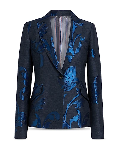 Etro Denim Jacquard Jacket