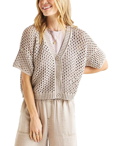 Splendid Nova Pointelle Cardigan