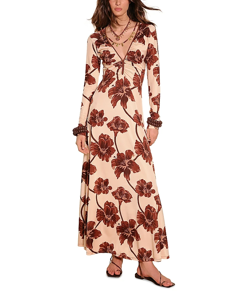 Johanna Ortiz Alma Bordada Ankle Dress