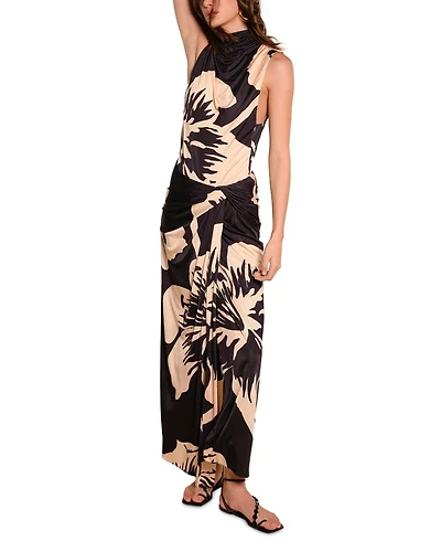 Luminosity Draped Maxi Skirt