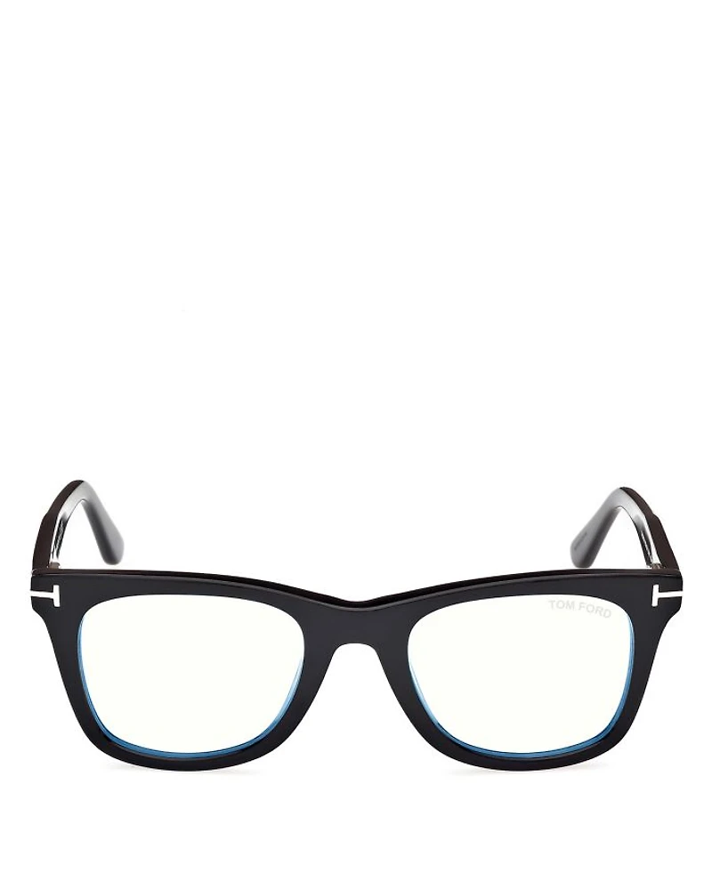 Tom Ford Blue Light Glasses - With Clip-On Sunglasses, 50mm