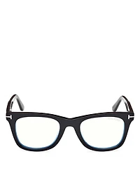Tom Ford Blue Light Glasses - With Clip-On Sunglasses, 50mm