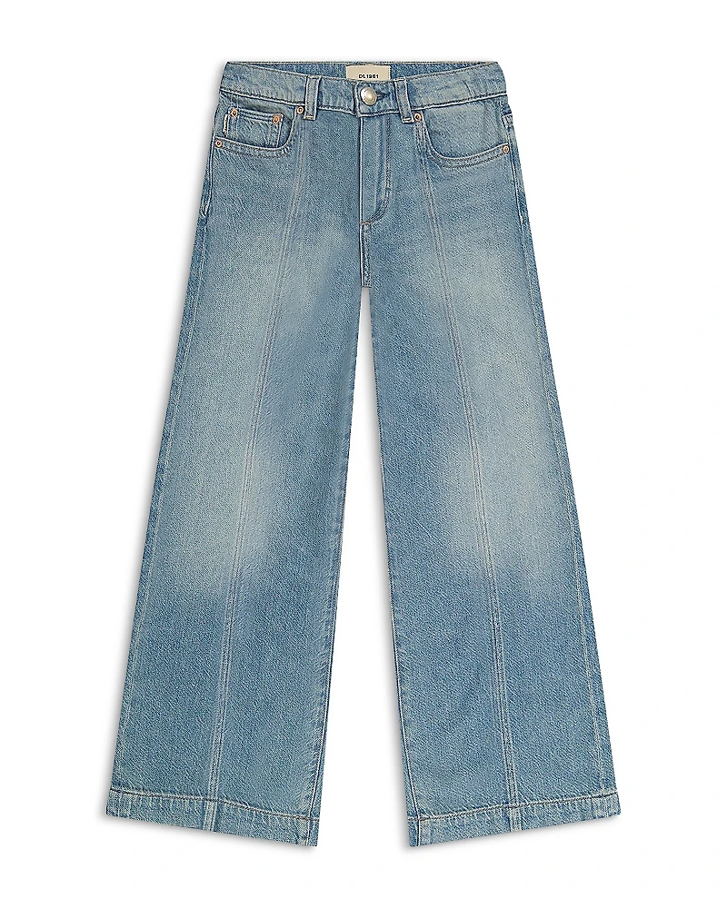 DL1961 Girls' Nini Wide Leg Jeans