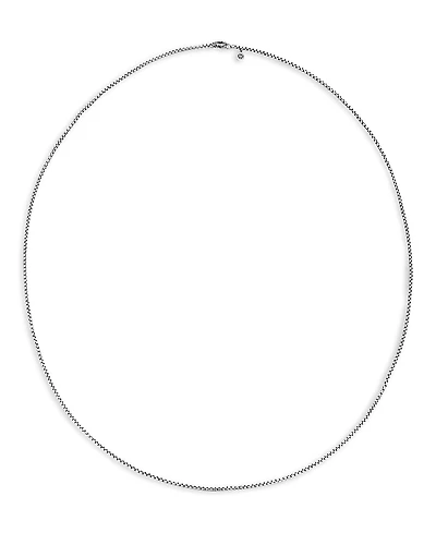 John Hardy Sterling Silver Classic Chain Box Chain Necklace
