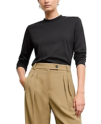 M. m.LaFleur Raquel Long-Sleeve Tee - Organic Pima Cotton