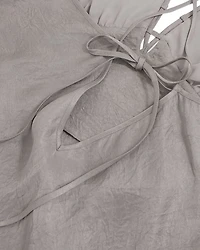 Vesper Crushed Satin Midi Dress