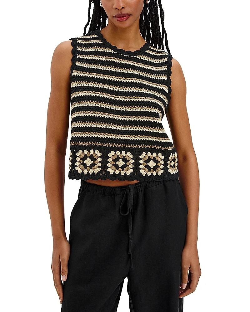 Rails Hazel Crochet Knit Top