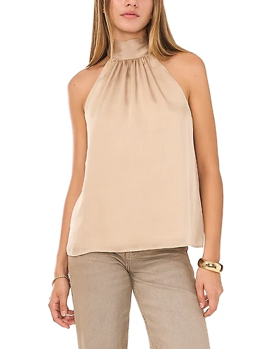 1.state High Neck Tie Neck Blouse