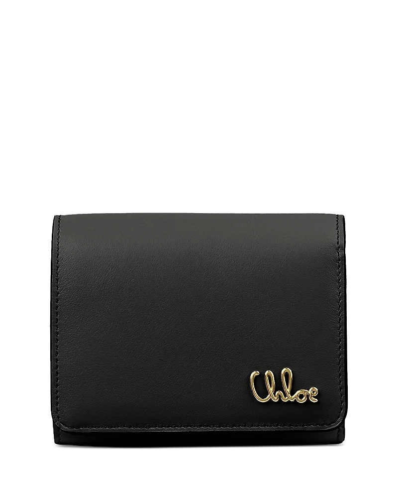 Chloe Iconic Leather Trifold Wallet