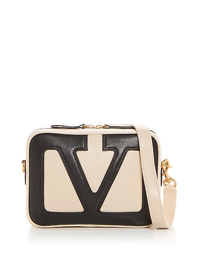 Valentino Garavani VLogo Camera Leather Crossbody Bag