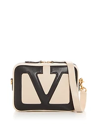 Valentino Garavani VLogo Camera Leather Crossbody Bag