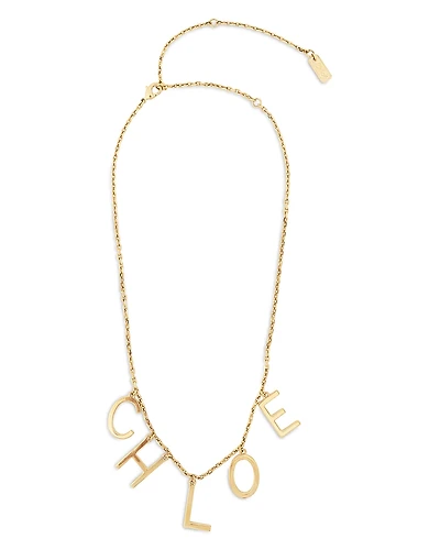 Chloe Letters Necklace, 16L