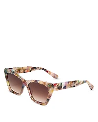 Krewe Brigitte Cat Eye Sunglasses, 56mm