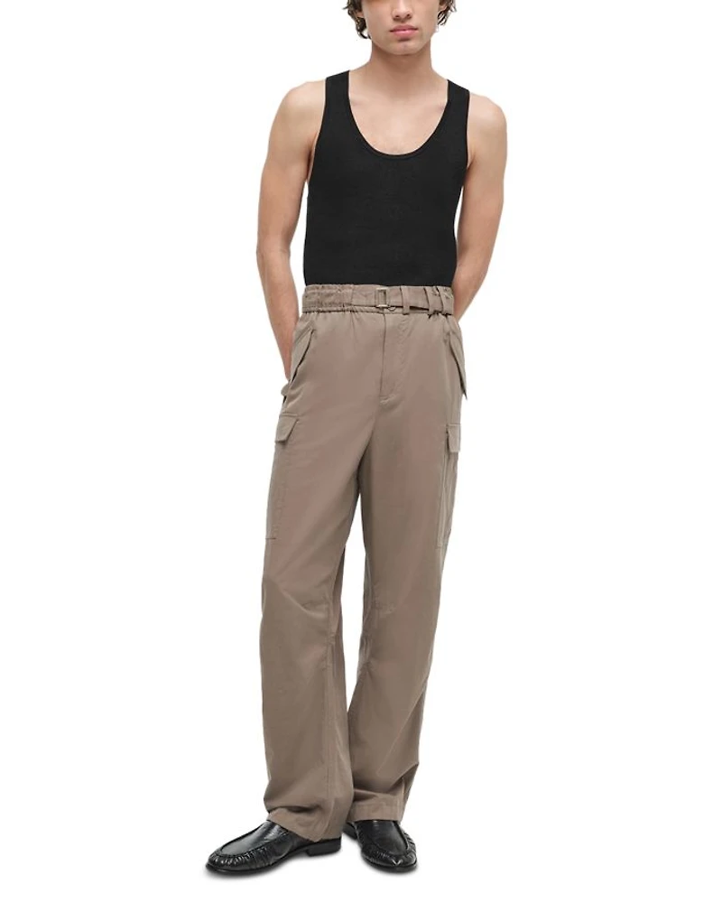 Garrett Wide Leg Belted Cargo Pants