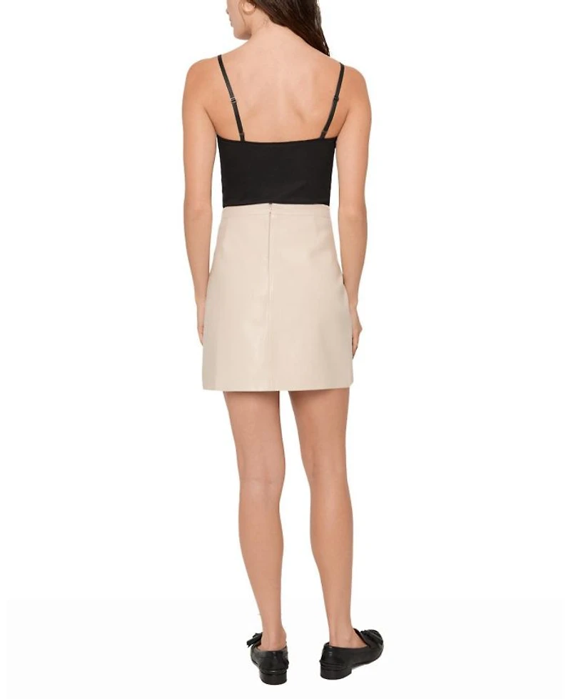 Ainsley Recycled Leather Skirt