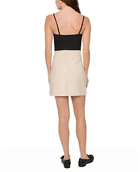 Ainsley Recycled Leather Skirt