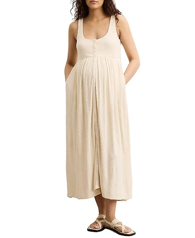 Hatch Collection The Softest Pointelle Maternity/Nursing Dress